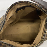 【6ia0362】フェンディ ショルダーバッグ ズッカ ナイロンキャンバス ブラウン シャンパンゴールド金具【中古】レディース