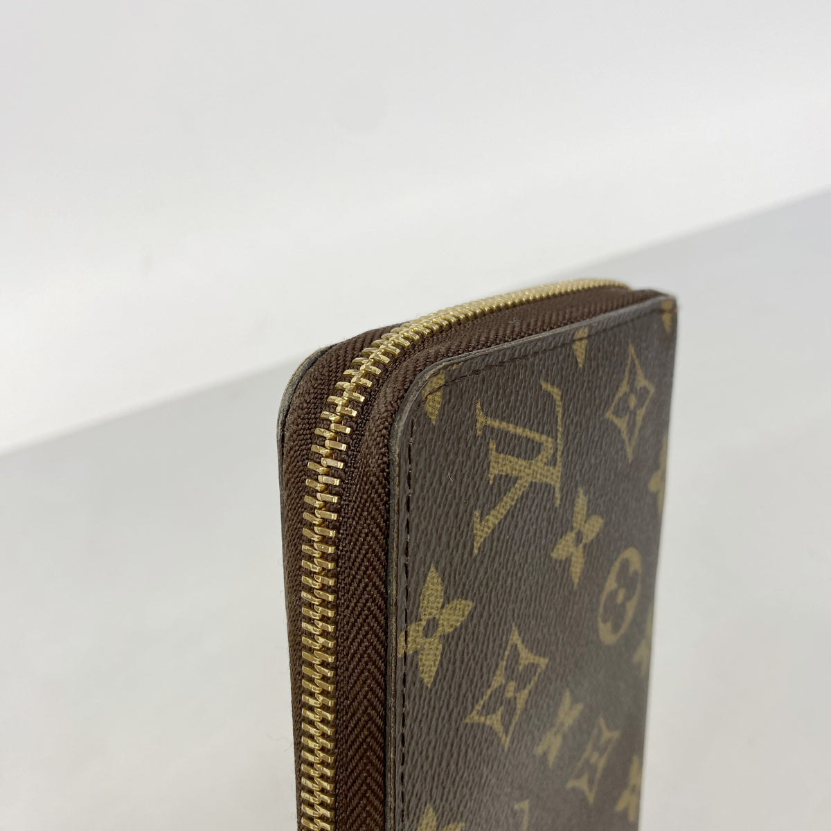 【6ia0367】ルイヴィトン 長財布 モノグラム ジッピーウォレット M60017 ブラウン【中古】メンズ レディース ユニセックス