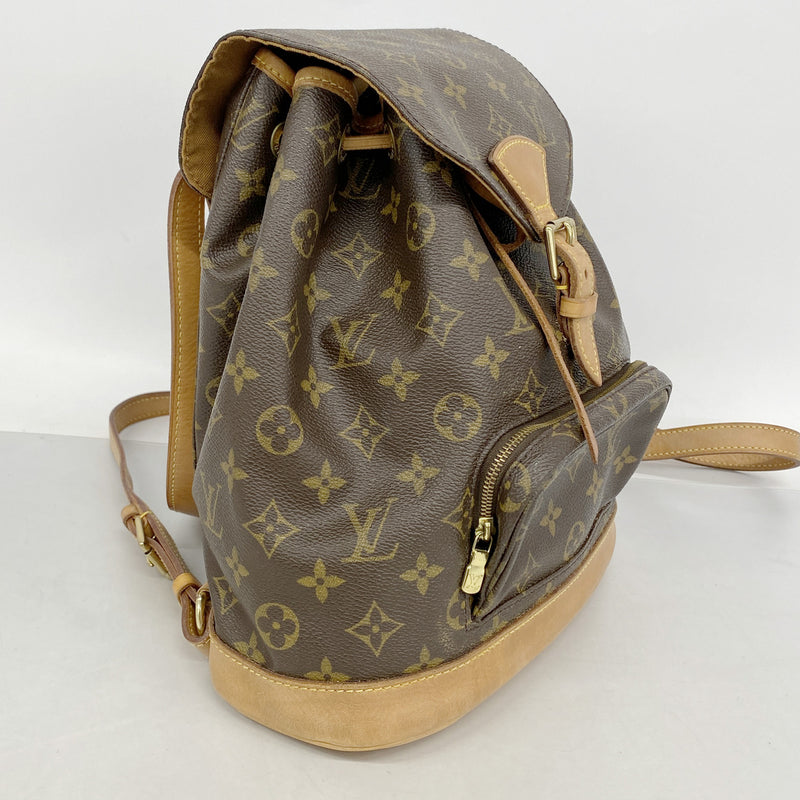 【6ia0368】ルイヴィトン リュック・デイパック モノグラム モンスリMM M51136 ブラウン【中古】レディース