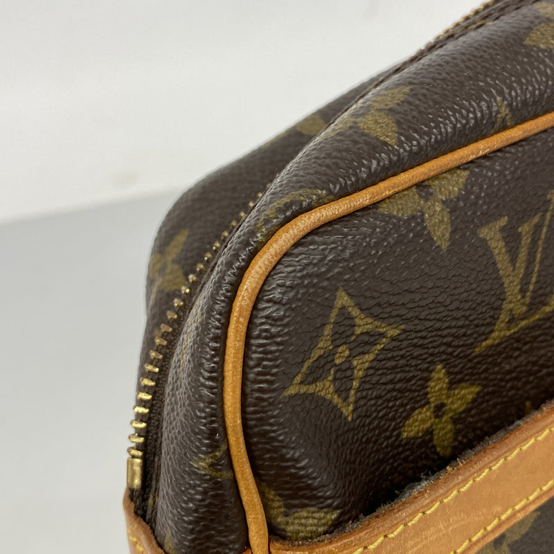 【6ia0369】ルイヴィトン クラッチバッグ モノグラム コンピエーニュ28 M51845 ブラウン【中古】メンズ