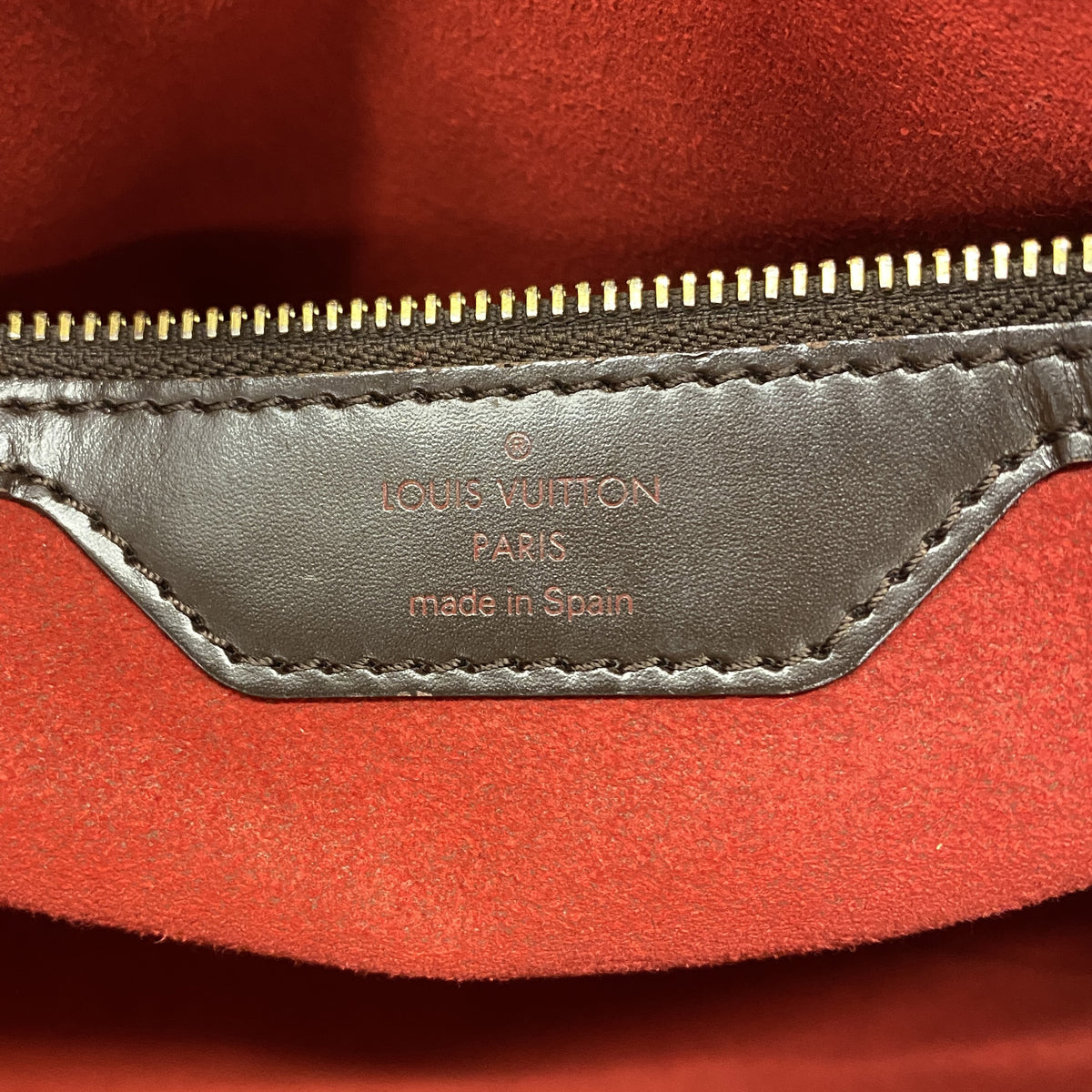 【6ia0370】ルイヴィトン トートバッグ ダミエ ハムステッドMM N51204 エベヌ【中古】レディース