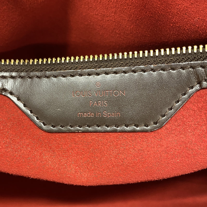 【6ia0370】ルイヴィトン トートバッグ ダミエ ハムステッドMM N51204 エベヌ【中古】レディース