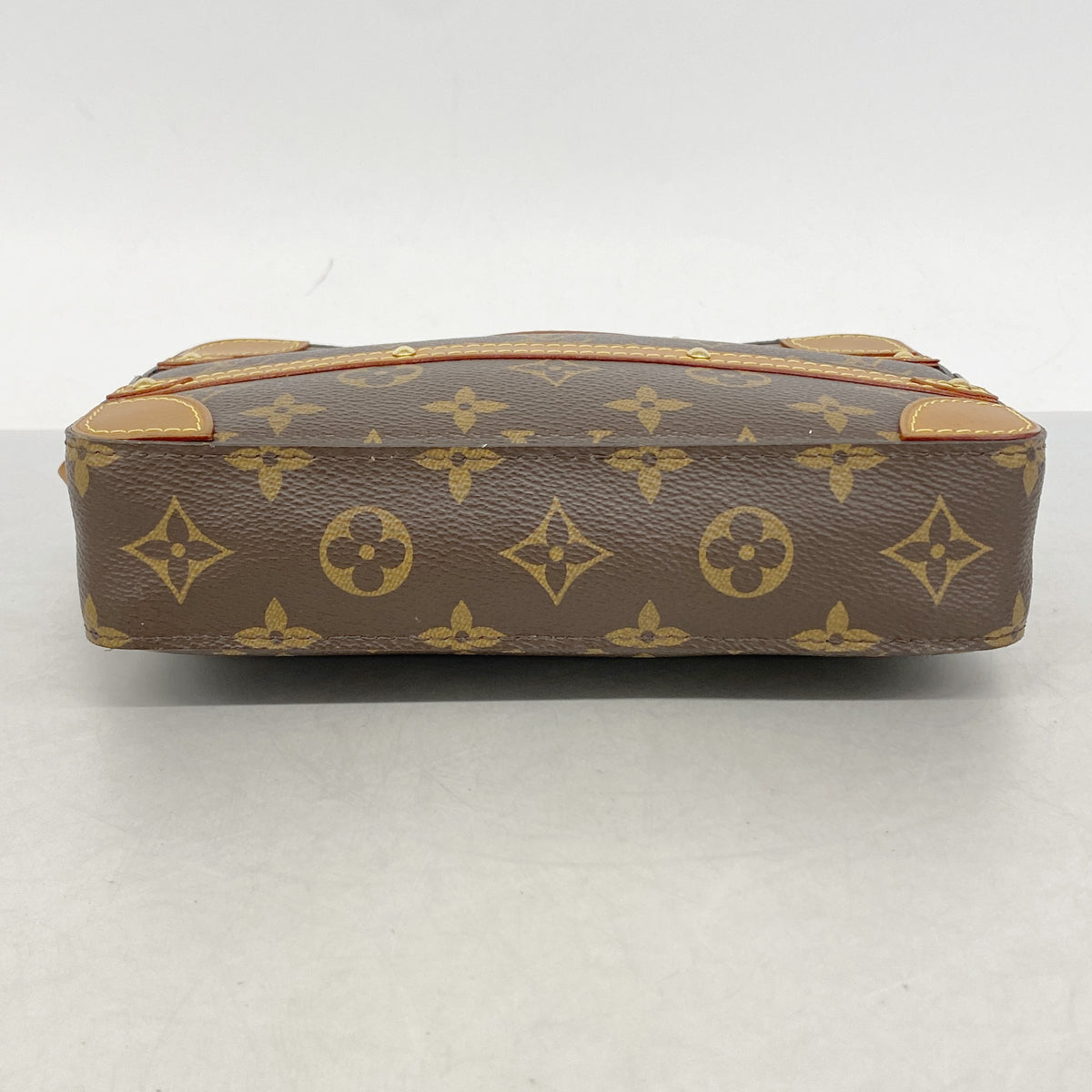 【6ia0382】ルイヴィトン クラッチバッグ モノグラム ソフトトランクポッシュ M44779 ブラウン【中古】メンズ