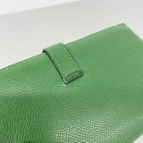 【6ia0386】エルメス 長財布 ベアンスフレ ヴォーエプソン バンブー シルバー金具 □N刻印【中古】メンズ レディース ユニセックス
