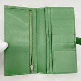 【6ia0386】エルメス 長財布 ベアンスフレ ヴォーエプソン バンブー シルバー金具 □N刻印【中古】メンズ レディース ユニセックス