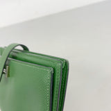 【6ia0386】エルメス 長財布 ベアンスフレ ヴォーエプソン バンブー シルバー金具 □N刻印【中古】メンズ レディース ユニセックス