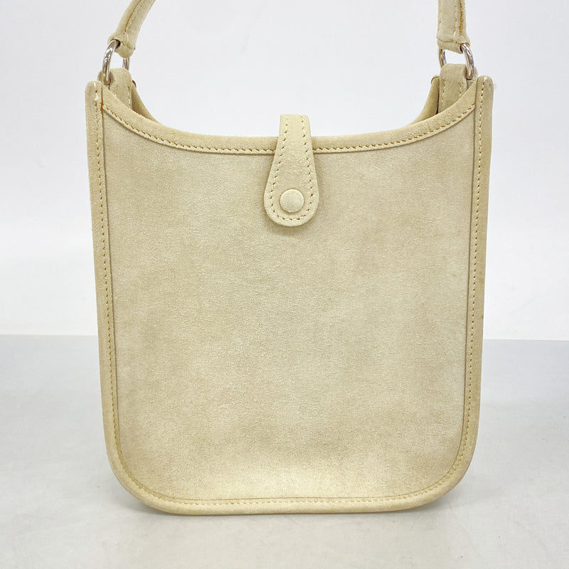 【6ia0388】エルメス ショルダーバッグ エヴリンTPM ドブリス ベトン シルバー金具 □H刻印【中古】レディース