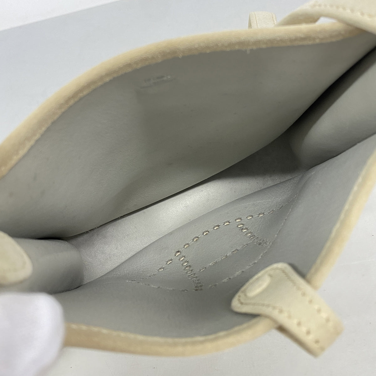【6ia0388】エルメス ショルダーバッグ エヴリンTPM ドブリス ベトン シルバー金具 □H刻印【中古】レディース