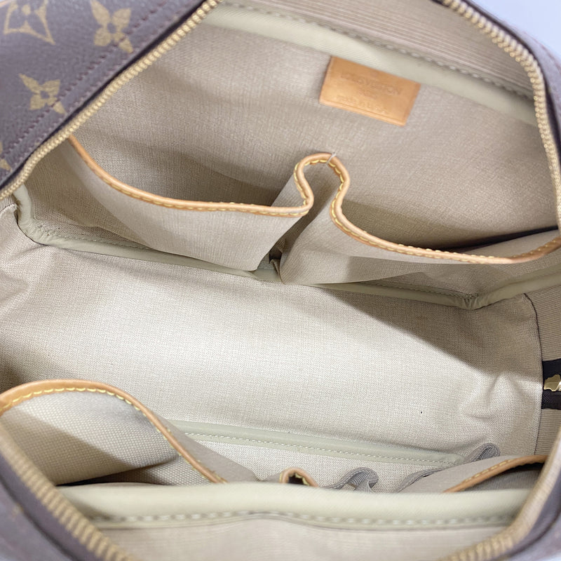 【6ia0393】ルイヴィトン ハンドバッグ モノグラム ドーヴィル M47270 ブラウン【中古】レディース
