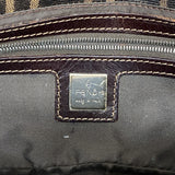 【6ia0395】フェンディ ハンドバッグ ズッカ ナイロンキャンバス ブラウン シルバー金具【中古】レディース