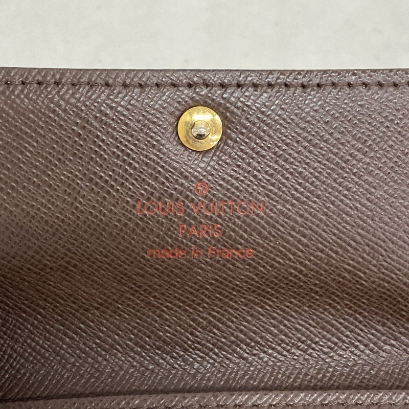 【6ia0404】ルイヴィトン キーケース ダミエ ミュルティクレ6 N62630 エベヌ【中古】メンズ レディース ユニセックス