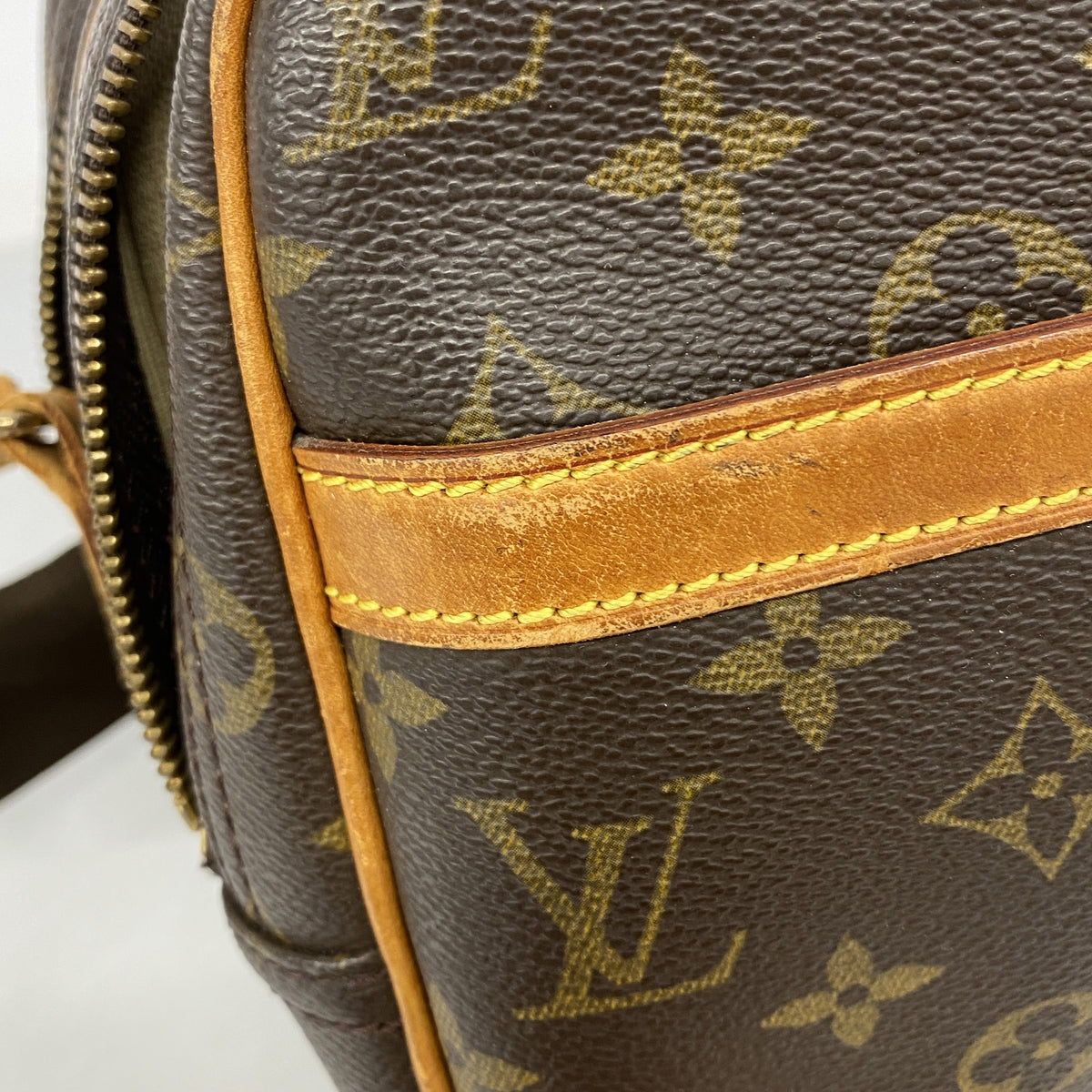 【6ia0405】ルイヴィトン ショルダーバッグ モノグラム リポーターPM M45254 ブラウン【中古】レディース