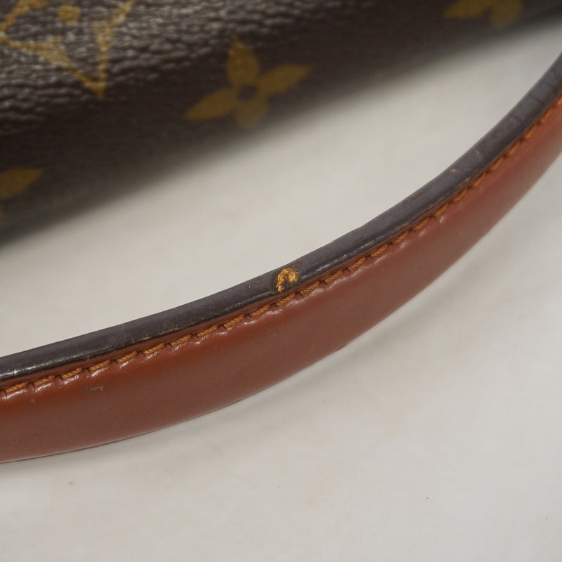 【6ia0416】ルイヴィトン ハンドバッグ モノグラム モンソー28 M51185 ブラウン 2wayバッグ【中古】レディース