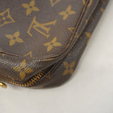 【6ia0417】ルイヴィトン ポーチ モノグラム トゥルーストワレット23 M47524 ブラウン【中古】レディース