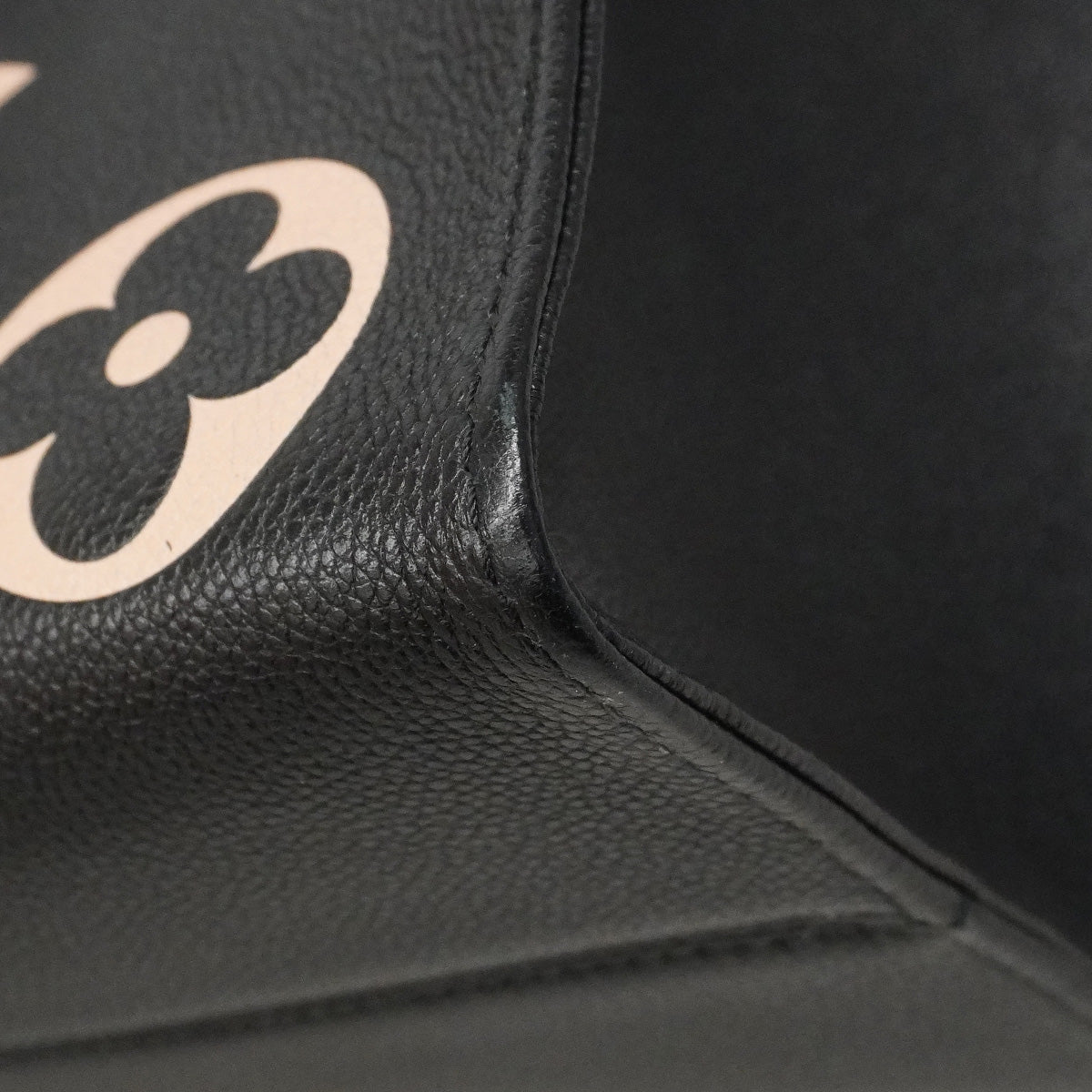 【6ia0423】ルイヴィトン トートバッグ モノグラム・アンプラント バイカラー オンザゴーMM M45495 ブラック ベージュ 2wayバッグ【中古】レディース
