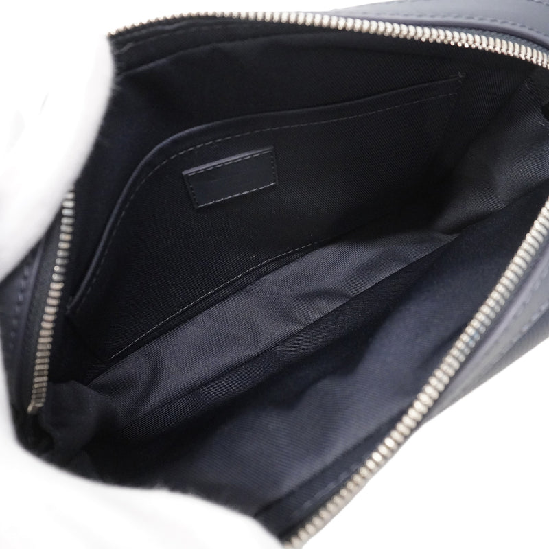 【6ia0425】ルイヴィトン ショルダーバッグ LVアエログラム ファストラインメッセンジャー M22611 ネイビー【中古】メンズ