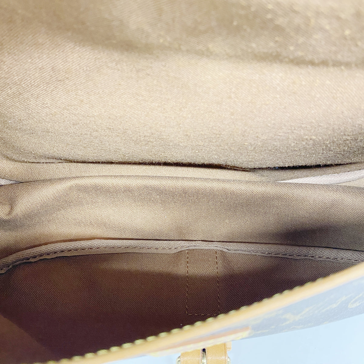 【6ia0431】ルイヴィトン ショルダーバッグ モノグラム ソミュール35 M42254 ブラウン【中古】レディース