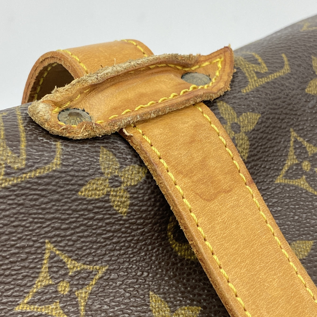 【6ia0431】ルイヴィトン ショルダーバッグ モノグラム ソミュール35 M42254 ブラウン【中古】レディース