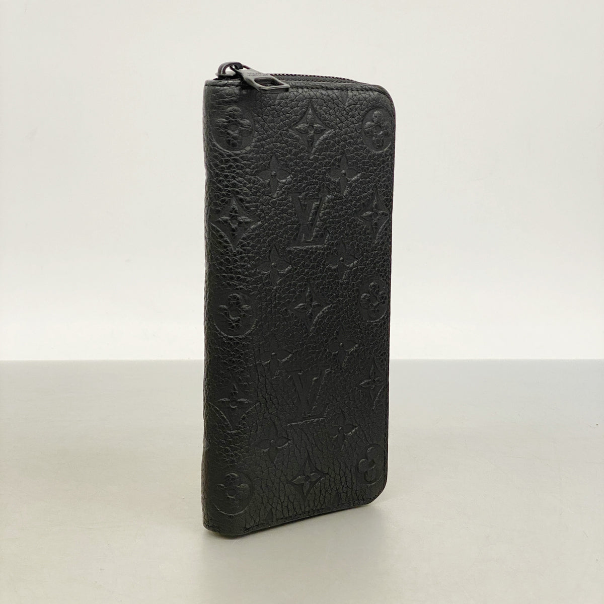 【6ia0436】ルイヴィトン 長財布 モノグラム・トリヨン ジッピーウォレットヴェルティカル M69047 ノワール【中古】メンズ