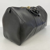 【6ia0438】ルイヴィトン ボストンバッグ エピ キーポル55 M59142 ノワール【中古】メンズ レディース ユニセックス