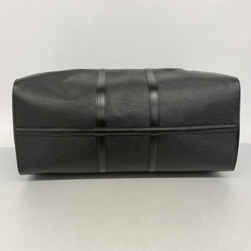 【6ia0438】ルイヴィトン ボストンバッグ エピ キーポル55 M59142 ノワール【中古】メンズ レディース ユニセックス