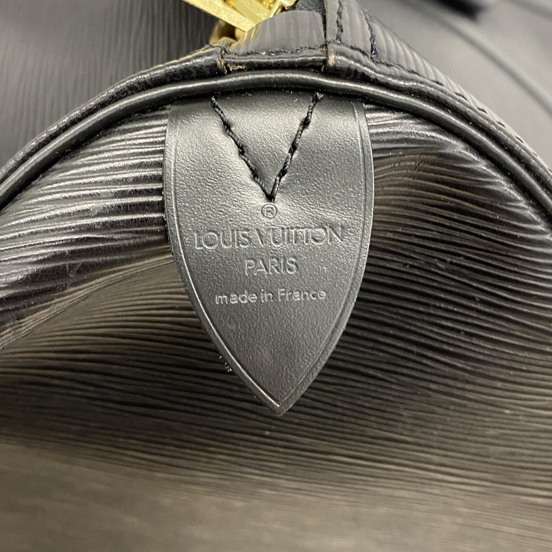 【6ia0438】ルイヴィトン ボストンバッグ エピ キーポル55 M59142 ノワール【中古】メンズ レディース ユニセックス