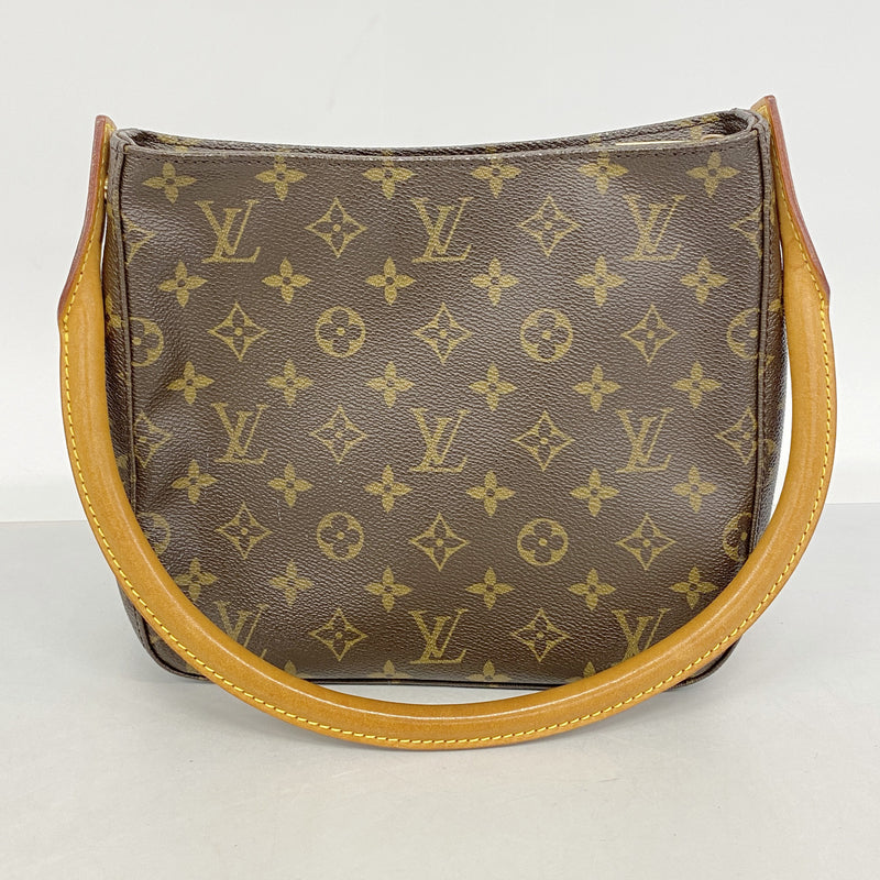 【6ia0441】ルイヴィトン ショルダーバッグ モノグラム ルーピングMM M51146 ブラウン【中古】レディース