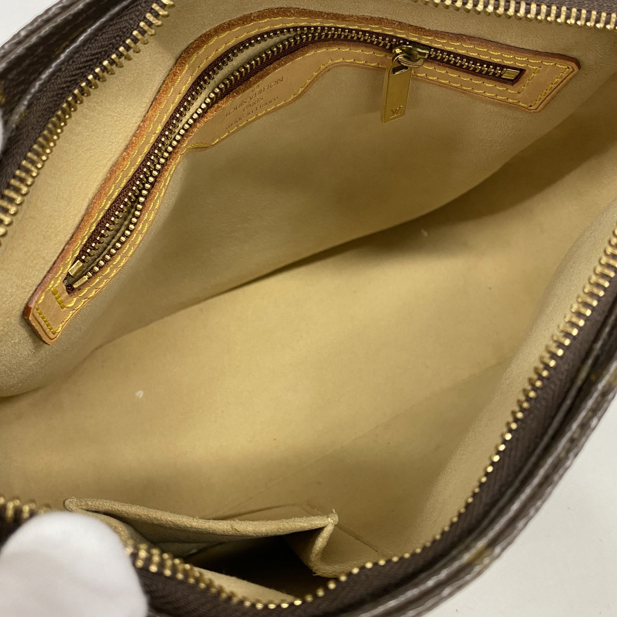【6ia0441】ルイヴィトン ショルダーバッグ モノグラム ルーピングMM M51146 ブラウン【中古】レディース