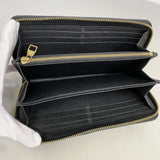 【6ia0453】ルイヴィトン 長財布 モノグラム・アンプラント ジッピーウォレット M61864 ノワール【中古】レディース