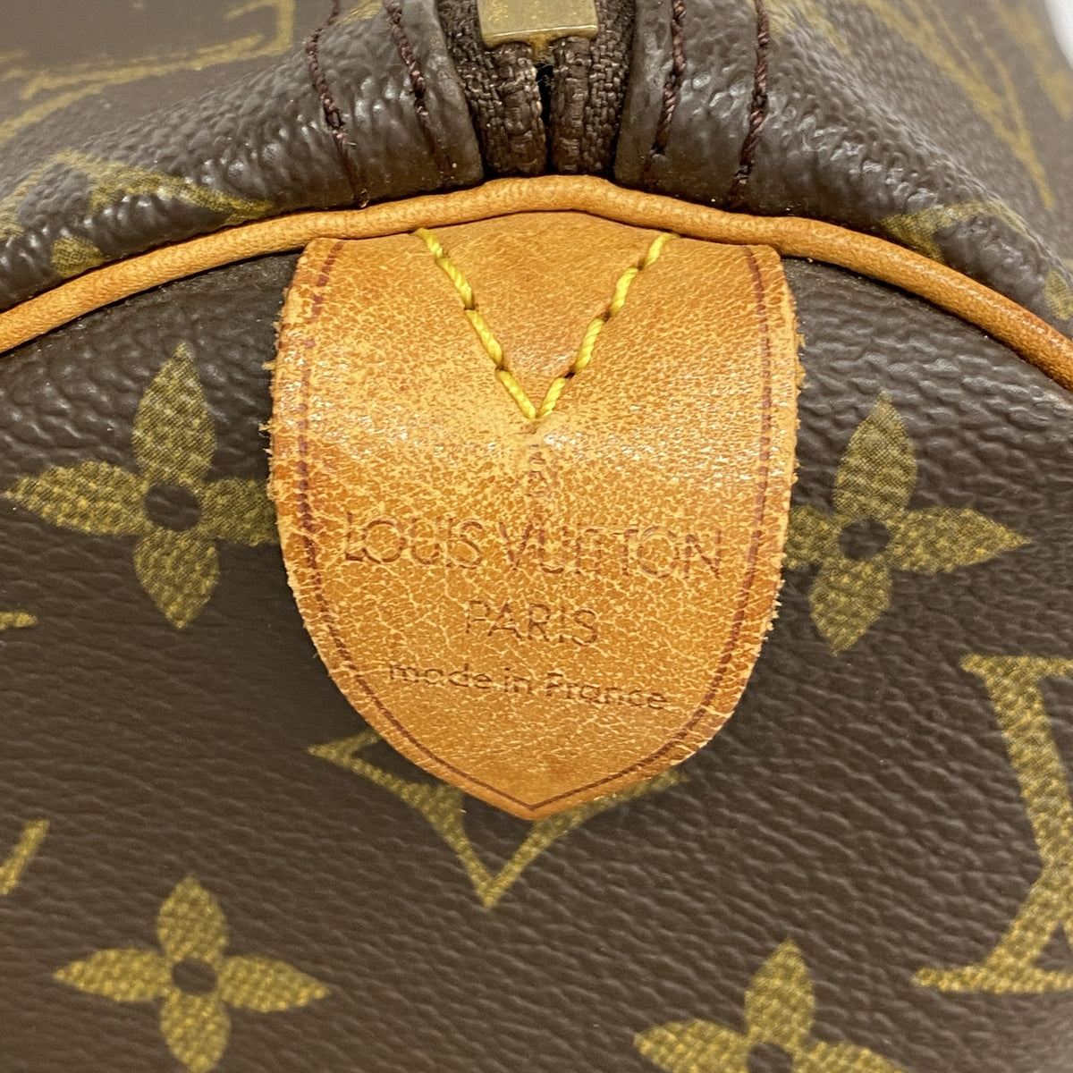 【6ia0470】ルイヴィトン ハンドバッグ モノグラム スピーディ40 M41106 ブラウン【中古】レディース