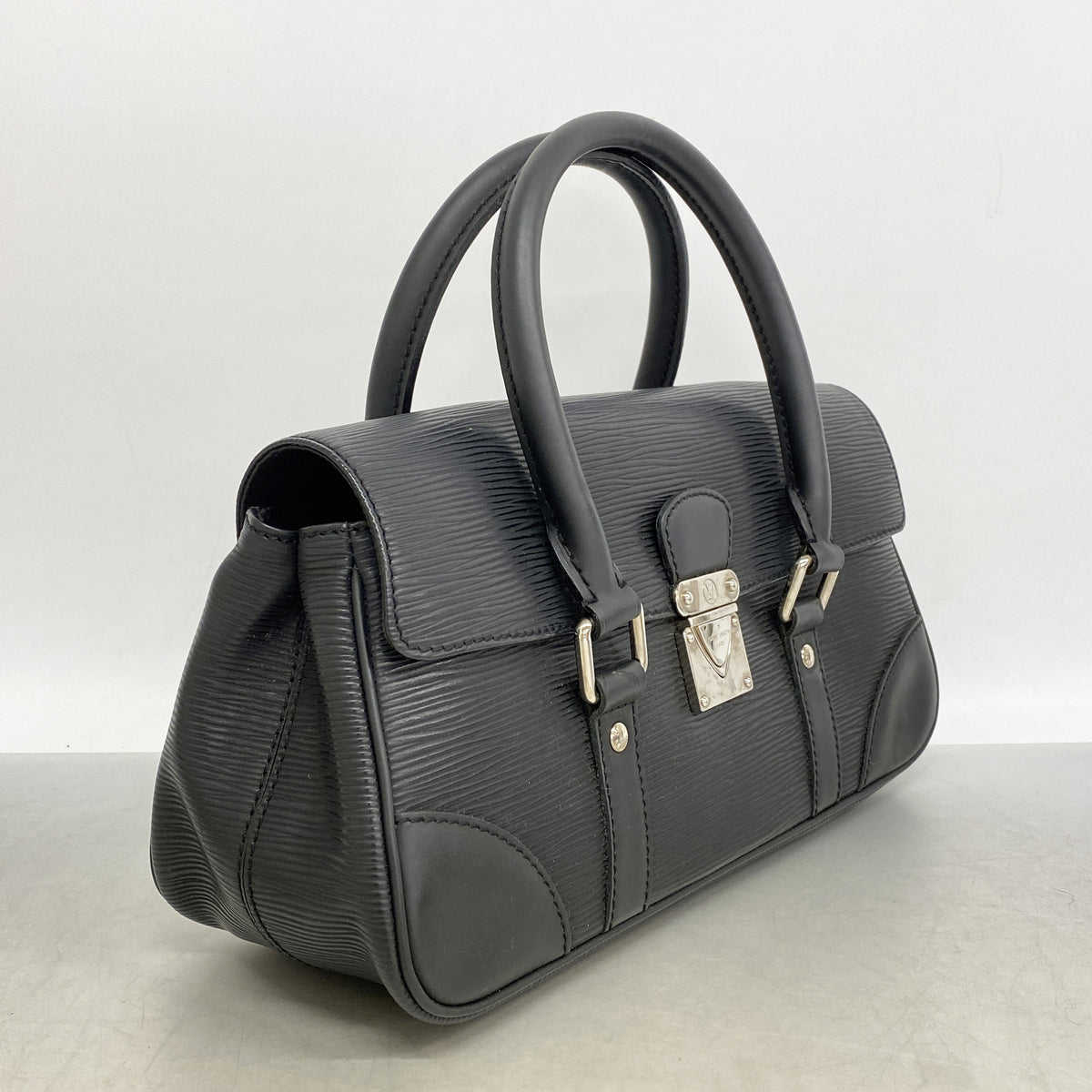【6ia0471】ルイヴィトン ハンドバッグ エピ セギュールPM M58822 ノワール【中古】レディース