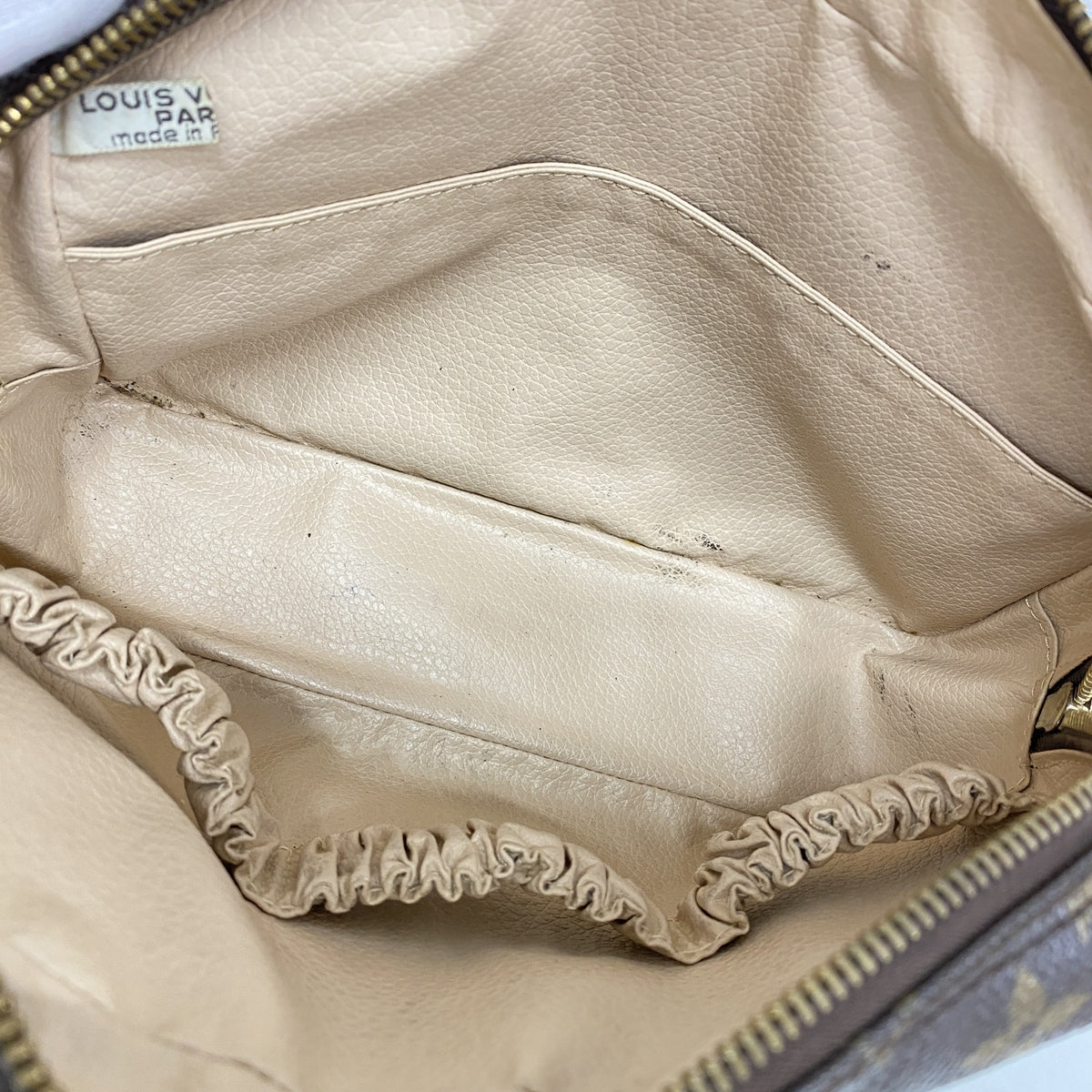 【6ia0476】ルイヴィトン ポーチ モノグラム トゥルーストワレット23 M47524 ブラウン【中古】レディース