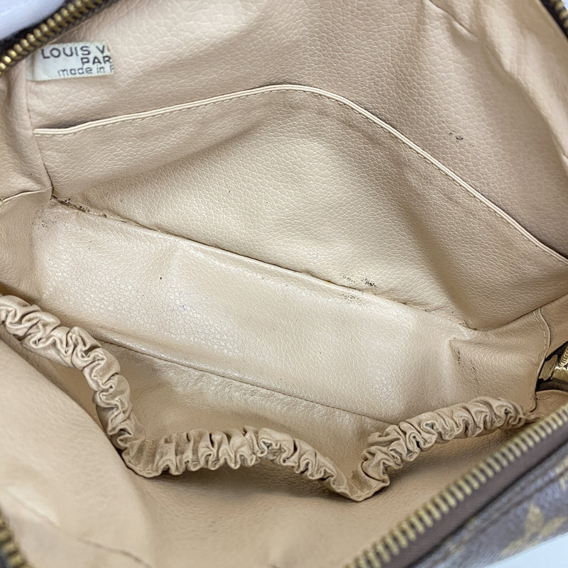 【6ia0476】ルイヴィトン ポーチ モノグラム トゥルーストワレット23 M47524 ブラウン【中古】レディース