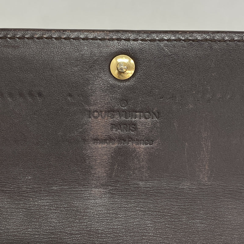 【6ia0477】ルイヴィトン 長財布 ヴェルニ ポルトフォイユサラ M93524 アマラント【中古】レディース