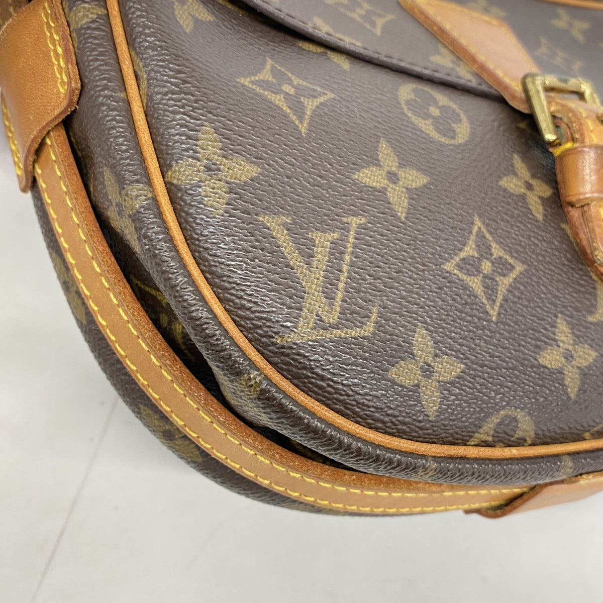 【6ia0480】ルイヴィトン ショルダーバッグ モノグラム ジュヌフィーユPM M51227 ブラウン【中古】レディース