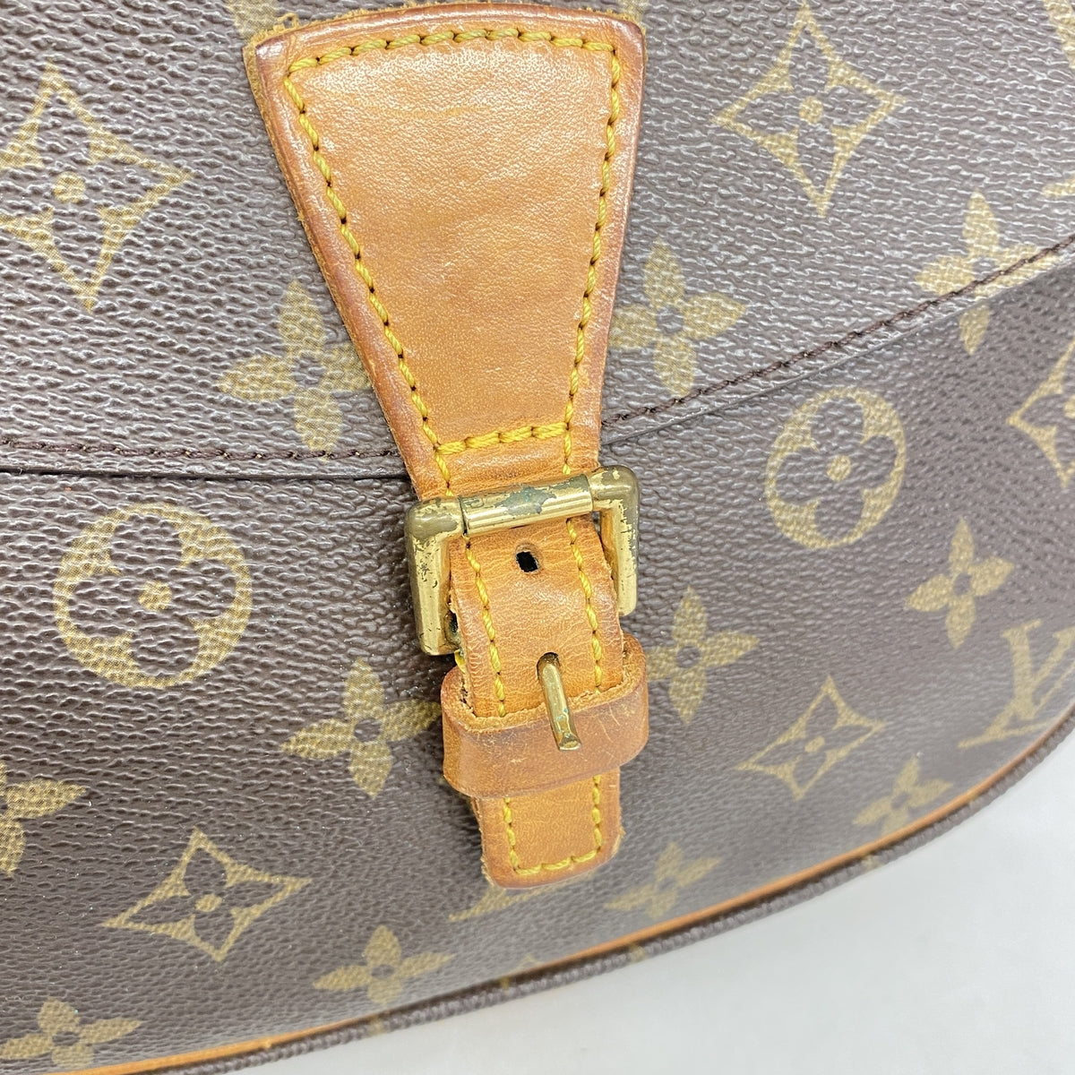 【6ia0480】ルイヴィトン ショルダーバッグ モノグラム ジュヌフィーユPM M51227 ブラウン【中古】レディース