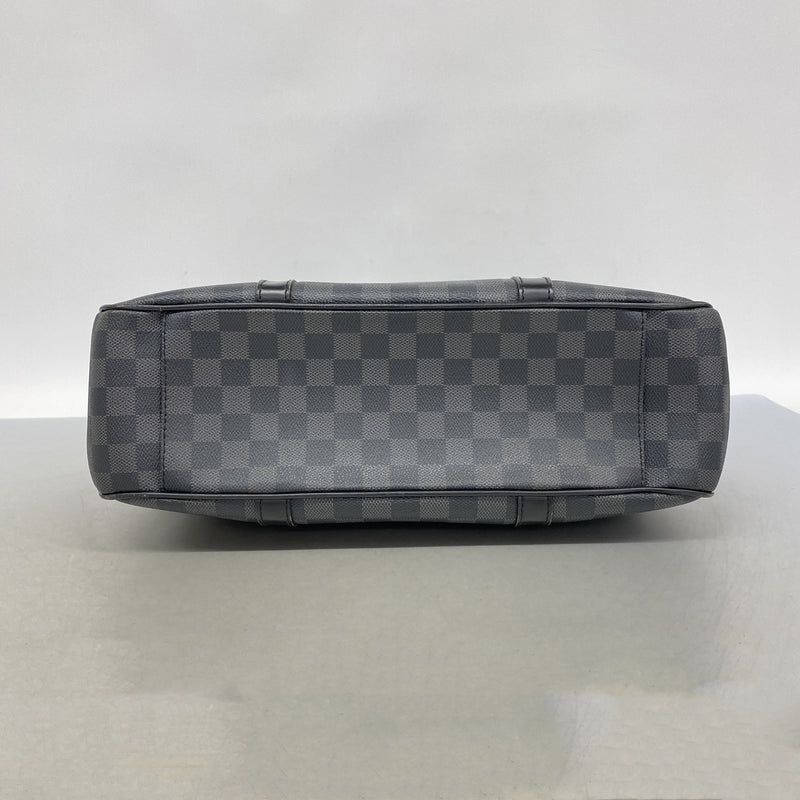 【6ia0483】ルイヴィトン トートバッグ ダミエ・グラフィット タダオ N51192 ブラック 2wayバッグ【中古】メンズ
