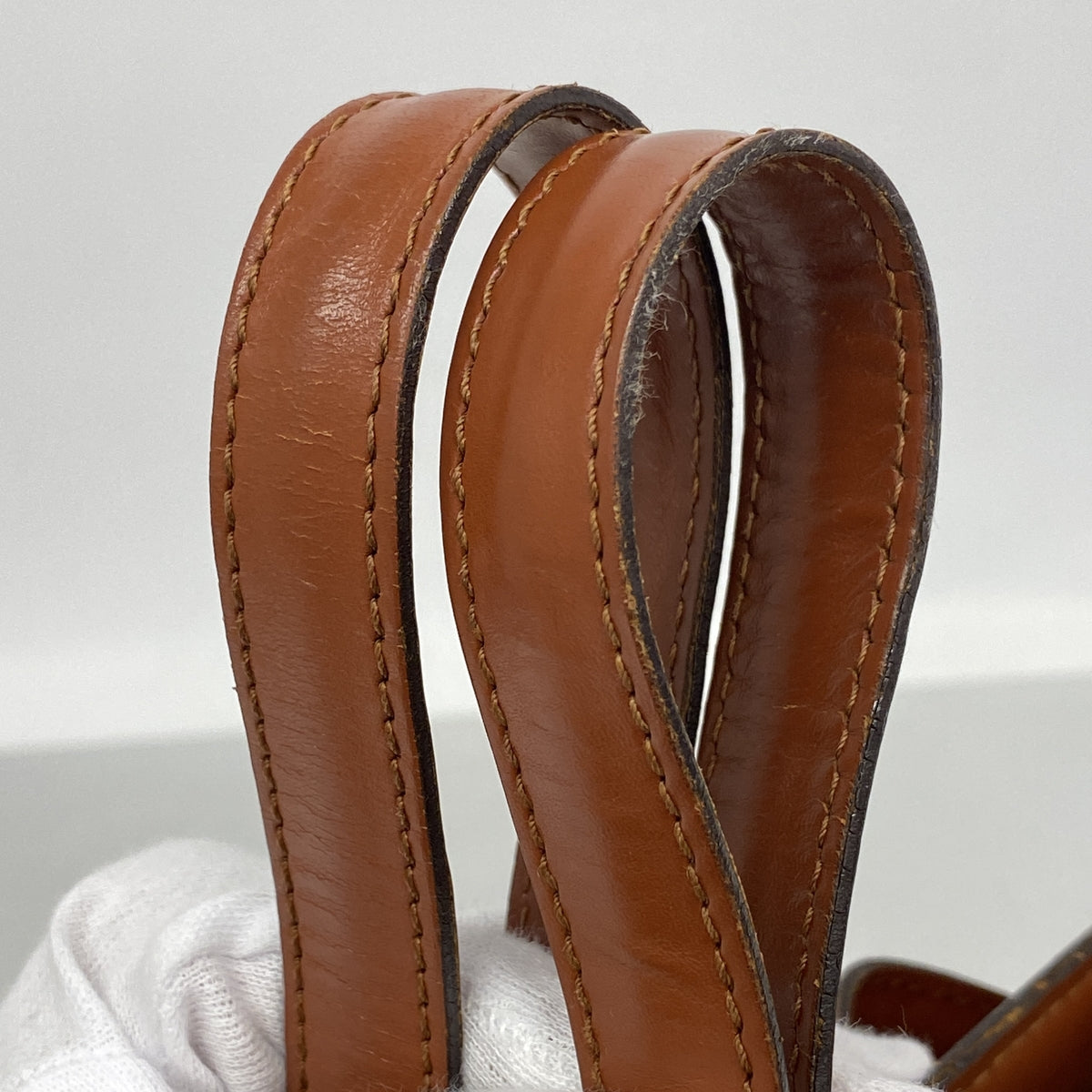 【6ia0484】ルイヴィトン ハンドバッグ エピ サンジャック M52273 ケニアブラウン【中古】レディース