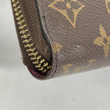 【6ia0487】ルイヴィトン 長財布 モノグラム ジッピーウォレット M41895 フューシャ【中古】レディース