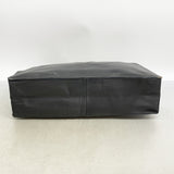 【6ia0499】シャネル チェーントート ラムスキン ブラック ゴールド金具【中古】レディース