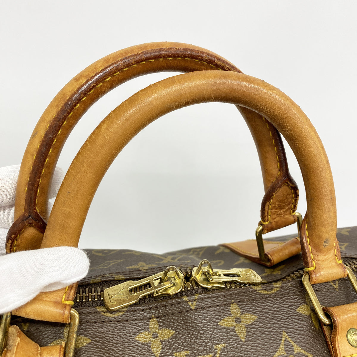 【6ia0500】ルイヴィトン ボストンバッグ モノグラム キーポルバンドリエール60 M41412 ブラウン【中古】メンズ レディース ユニセックス