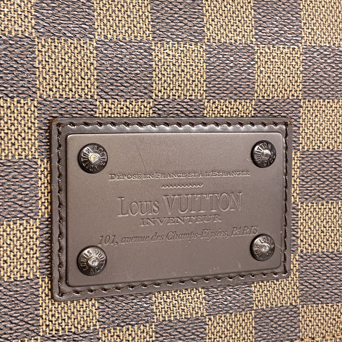 【6ia0501】ルイヴィトン ショルダーバッグ ダミエ ブルックリンMM N51211 エベヌ【中古】メンズ