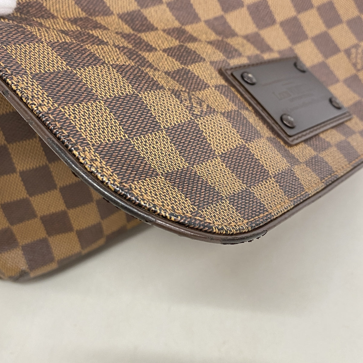 【6ia0501】ルイヴィトン ショルダーバッグ ダミエ ブルックリンMM N51211 エベヌ【中古】メンズ