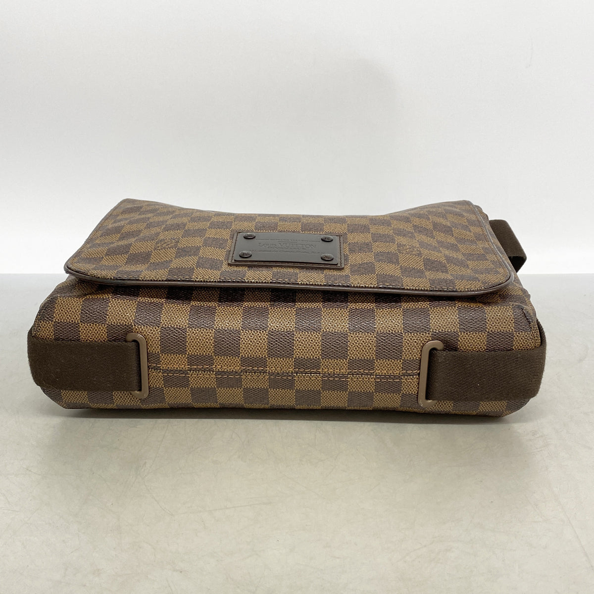 【6ia0501】ルイヴィトン ショルダーバッグ ダミエ ブルックリンMM N51211 エベヌ【中古】メンズ