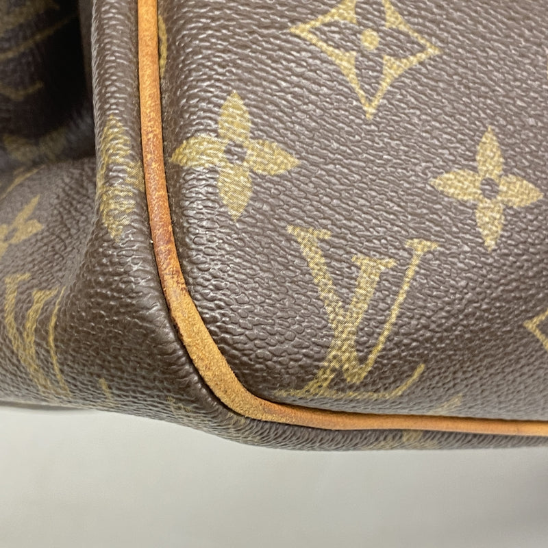 【6ia0519】ルイヴィトン トートバッグ モノグラム バティニョールオリゾンタル M51154 ブラウン【中古】レディース