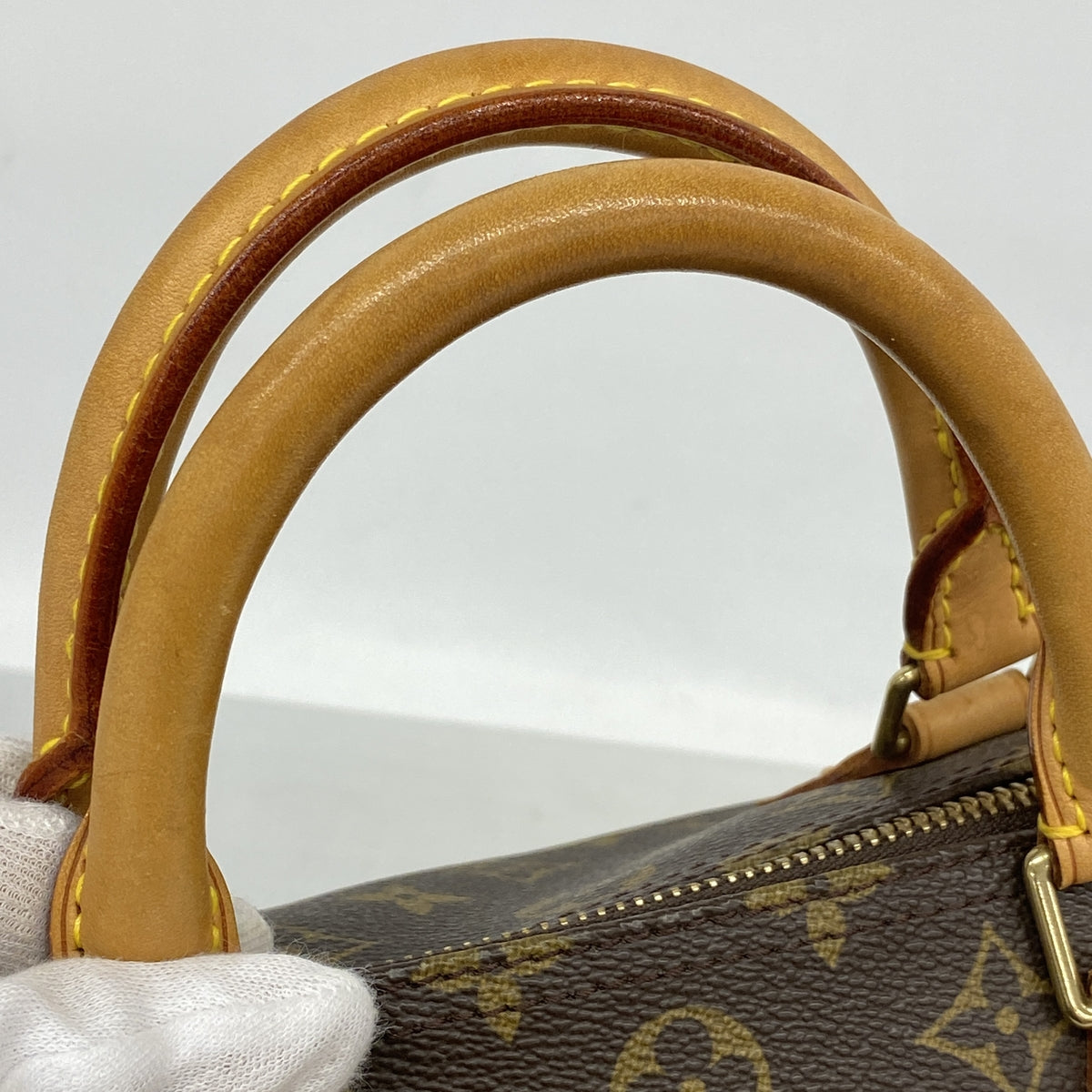 【6ia0521】ルイヴィトン ハンドバッグ モノグラム スピーディ30 M41108 ブラウン【中古】レディース