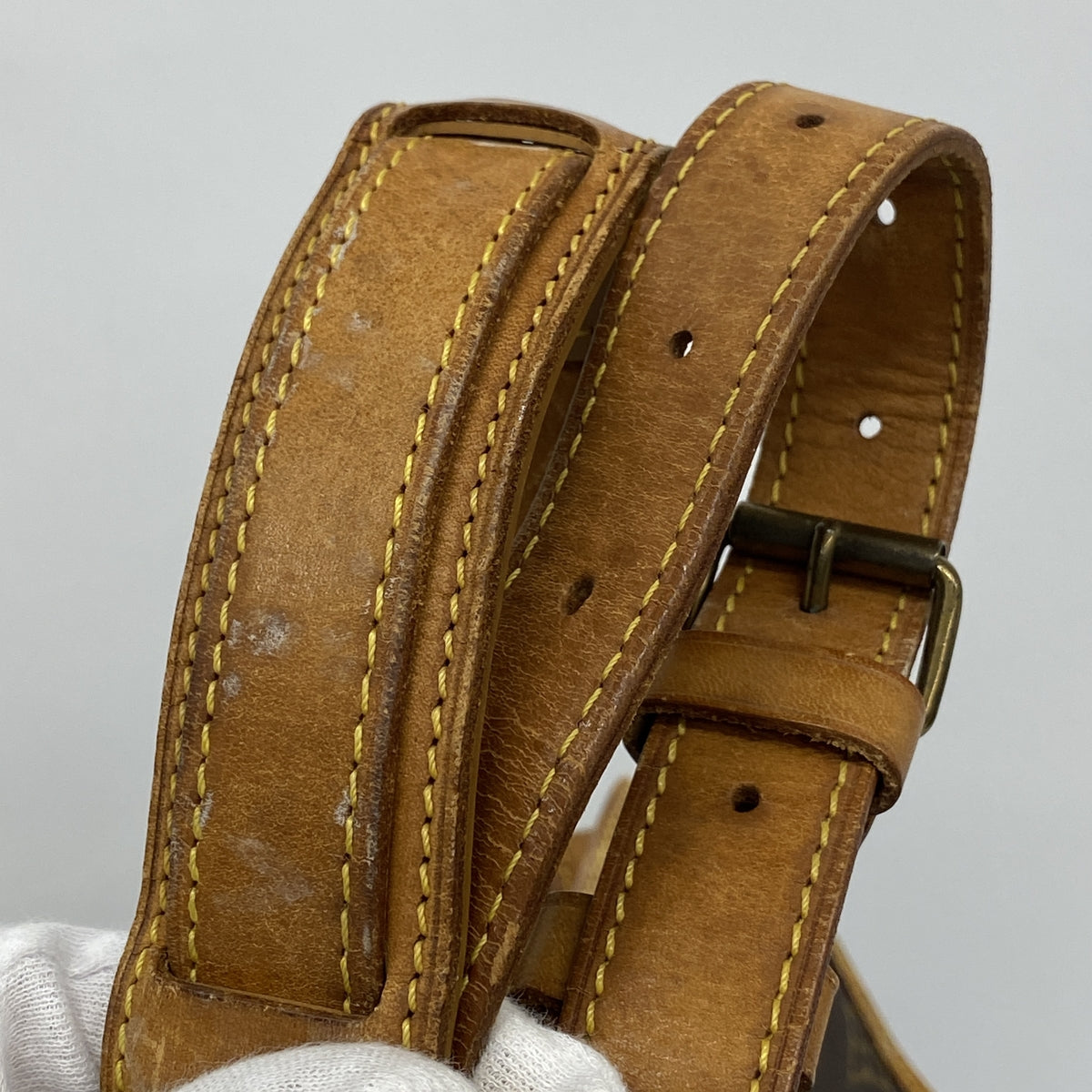 【6ia0523】ルイヴィトン ショルダーバッグ モノグラム ソミュール43 M42252 ブラウン【中古】レディース