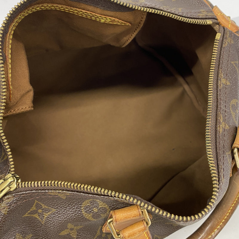 【6ia0533】ルイヴィトン ハンドバッグ モノグラム スピーディ30 M41108 ブラウン【中古】レディース