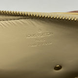 【6ia0537】ルイヴィトン ポーチ ヴェルニ フラワーレキシントン M92246 ベージュ【中古】レディース