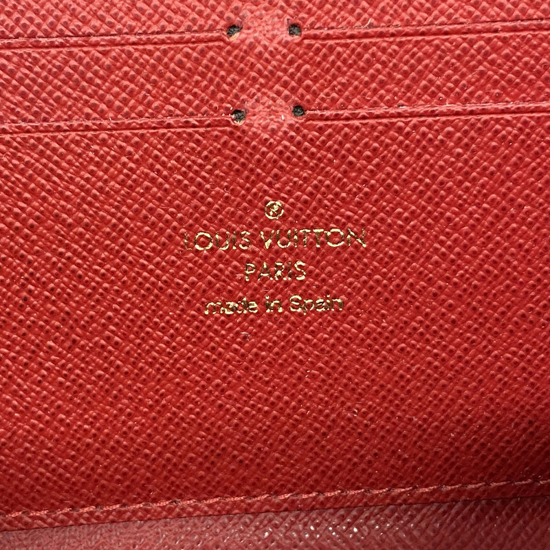 【6ia0538】ルイヴィトン 長財布 ダミエ ポルトフォイユクレマンス N60534 スリーズ【中古】レディース